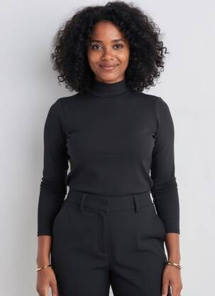 T-shirt noir MANGO femme