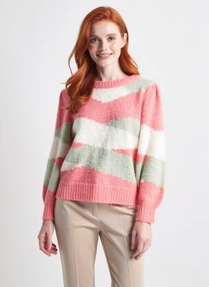 Pull manches 3/4 orange VERO MODA femme