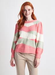 Pull manches 3/4 orange VERO MODA femme