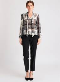 Blouse noir MANGO femme