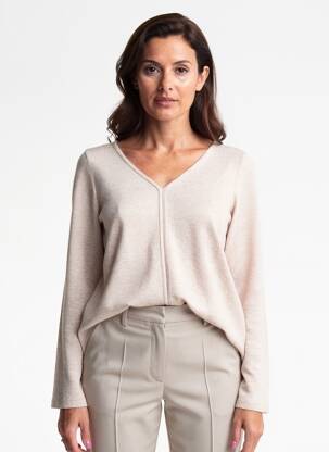 Pull beige STREET ONE femme