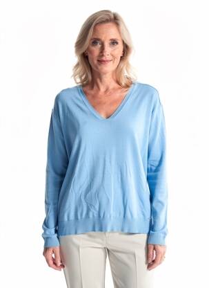 Pull bleu MORE & MORE femme