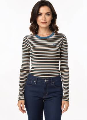 T-shirt bleu LEVI'S femme