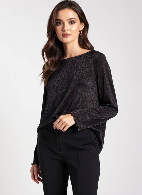 T-shirt noir STREET ONE femme