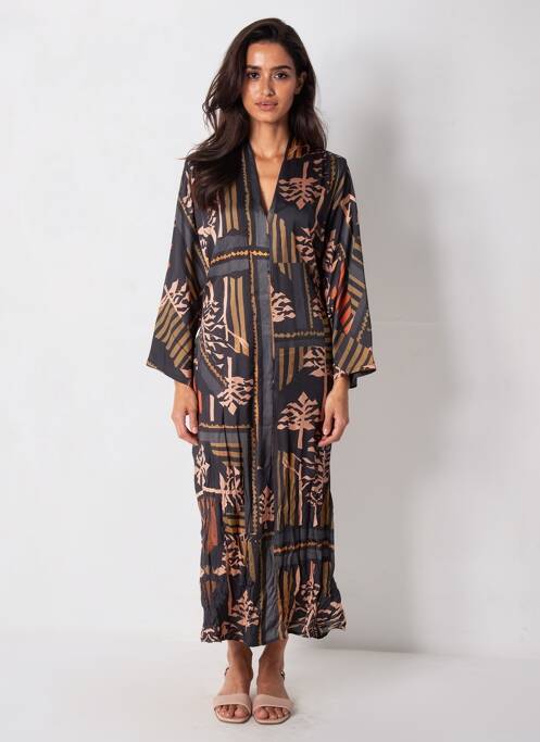 Robe mi-longue noir COPINE D'ANVERS femme