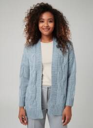 Gilet manches longues gris NAF NAF femme