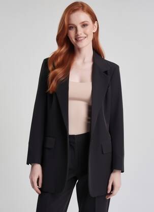 Blazer col tailleur noir ONLY femme
