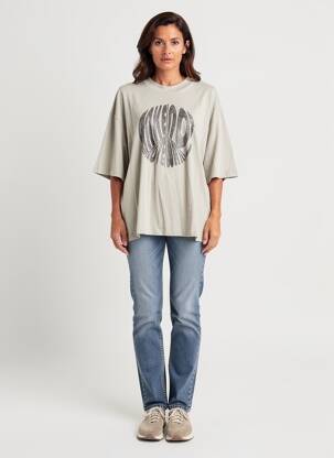 T-shirt gris UNWIND femme