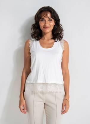 Débardeur blanc MOLLY BRACKEN femme
