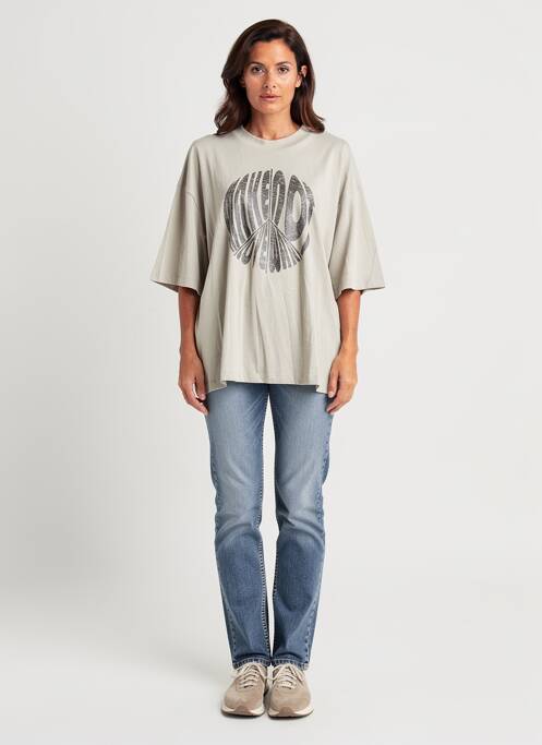 T-shirt gris UNWIND femme