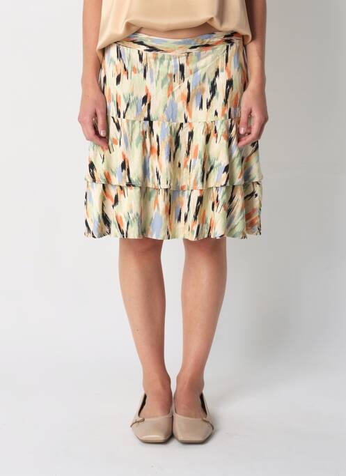 Jupe courte jaune GARCIA femme
