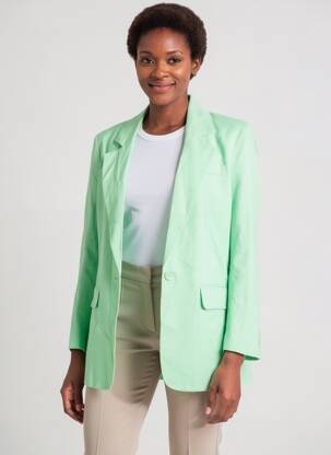 Blazer col tailleur vert ONLY femme