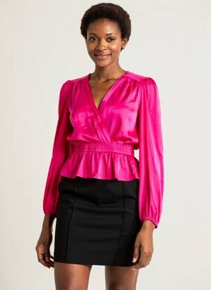Chemisier rose MORGAN femme
