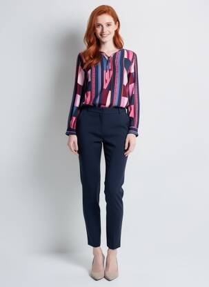Chemisier bleu STREET ONE femme