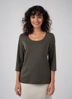 T-shirt vert STREET ONE femme