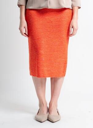Jupe mi-longue rouge VERO MODA femme