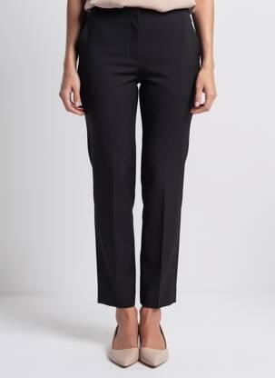 Pantalon slim noir MANGO femme