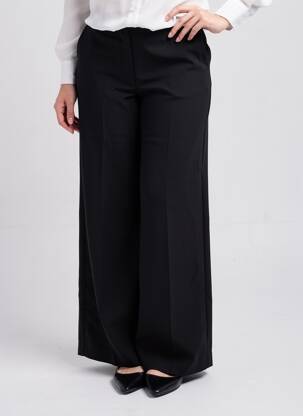 Pantalon large noir MANGO femme