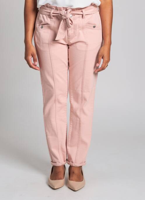 Jeans coupe slim rose MORGAN femme