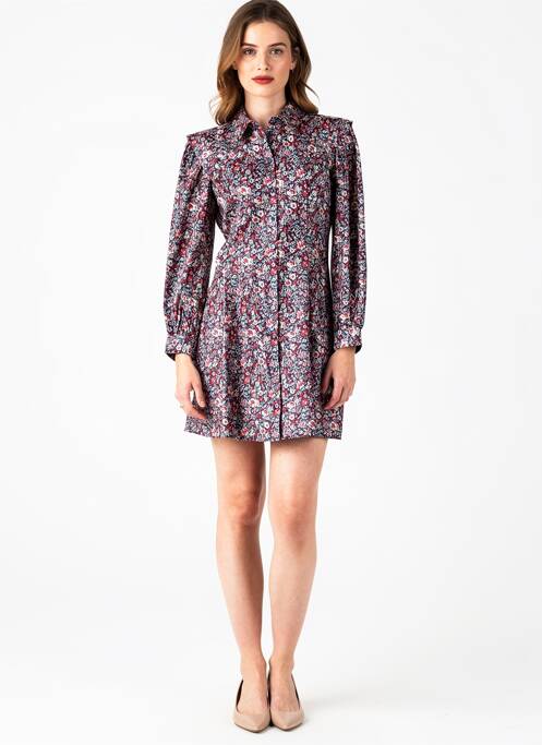 Robe mi-longue rouge OBJECT femme