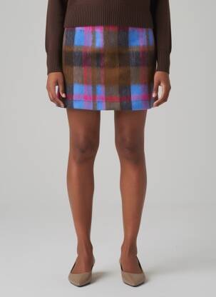 Jupe courte marron STREET ONE femme