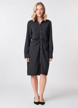 Robe mi-longue noir ONLY femme