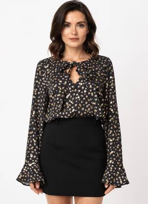 Chemisier noir MOLLY BRACKEN femme