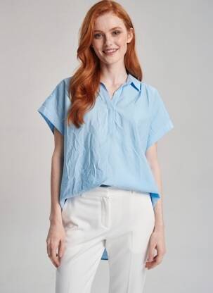 Chemisier bleu STREET ONE femme