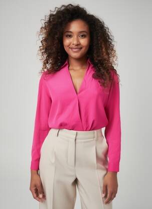 Chemisier rose MANGO femme