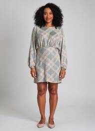 Robe mi-longue gris MOLLY BRACKEN femme