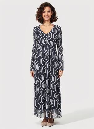 Robe longue bleu STREET ONE femme
