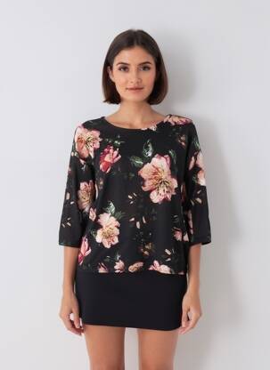 Pull noir ONLY femme