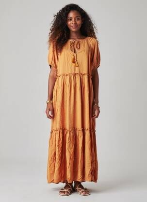Robe courte orange MOLLY BRACKEN femme