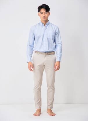 Chemise manches longues bleu TOM TAILOR homme