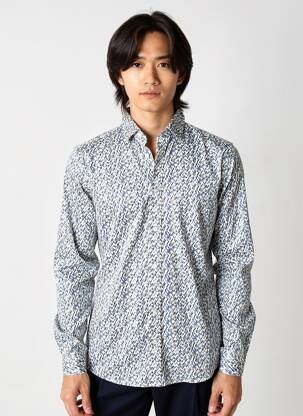 Chemise manches longues bleu TOM TAILOR homme