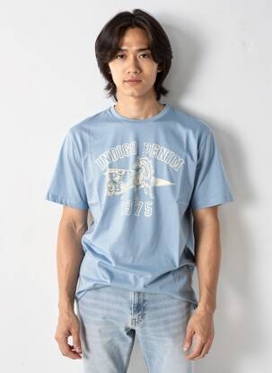 T-shirt bleu JACK & JONES homme