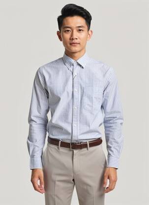 Chemise manches longues bleu JACK & JONES homme