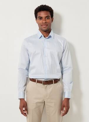 Chemise manches longues bleu SELECTED homme