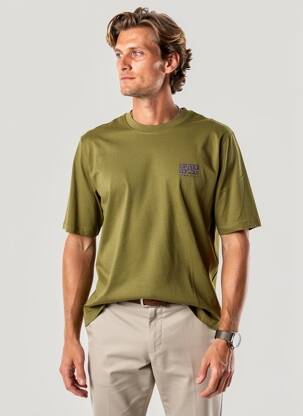 T-shirt coupe droite manches courtes vert JACK & JONES homme