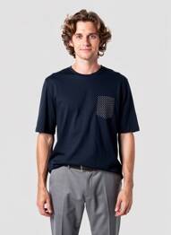 T-shirt bleu JACK & JONES homme