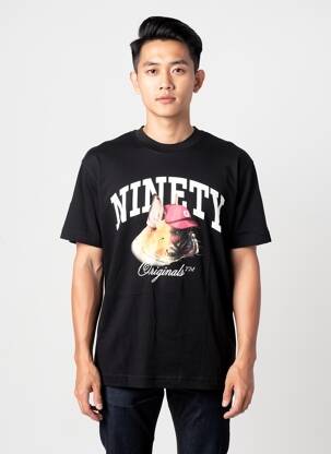 T-shirt noir JACK & JONES homme