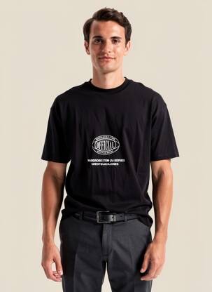 T-shirt noir JACK & JONES homme