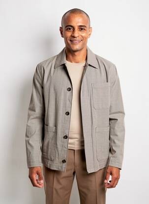 Veste casual beige MANGO homme