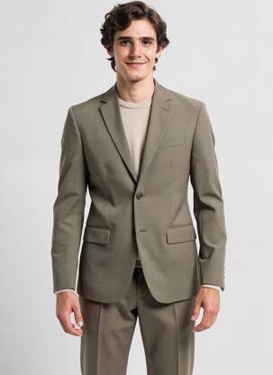Blazer vert MANGO homme