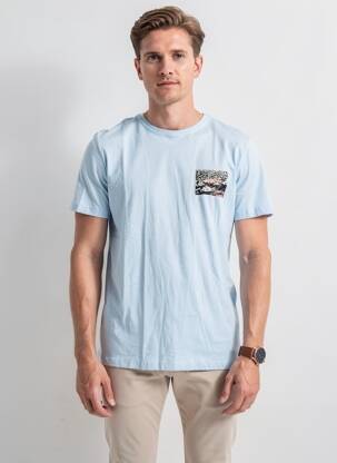 T-shirt bleu JACK & JONES homme