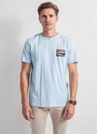 T-shirt bleu JACK & JONES homme