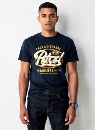 T-shirt bleu PETROL INDUSTRIES homme