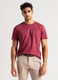 T-shirt rouge PETROL INDUSTRIES homme