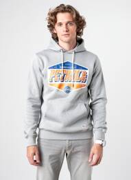 Sweat-shirt à capuche gris PETROL INDUSTRIES homme