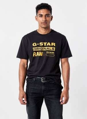 T-shirt noir G STAR homme